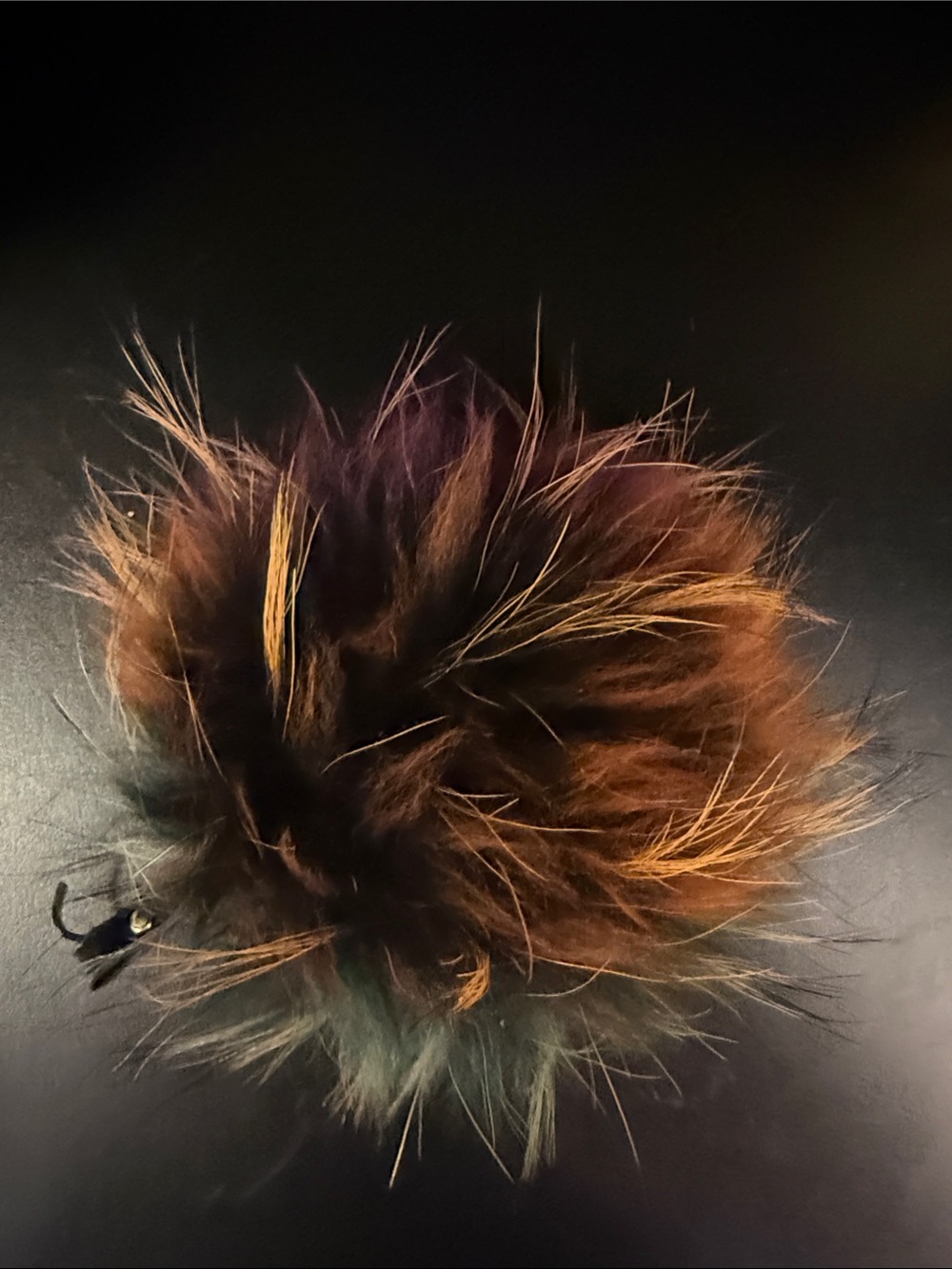 Feather Pom Keychain - Multicolor - Picture 3 of 4